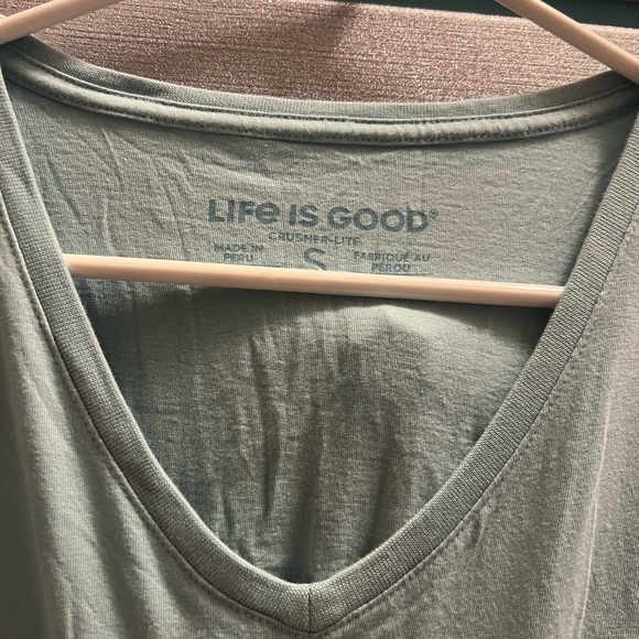 Life is Good lemonade v-neck - Picture 3 of 3